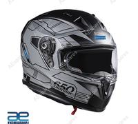 Casco Integrale Mettle Grigio Per Pilota Royal Enfield AEs