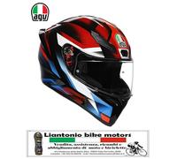 AGV K1 S Casco Moto Fastlap Nero Blu Rosso (M)