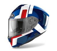 Casco integrale moto Airoh Spark Shogun bianco rosso blu XXL white red helmet
