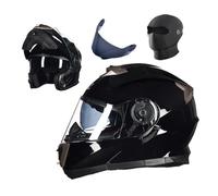 Casco Integrale Moto ECE Omologato, Caschi Modulari Motorino Integrali con Doppia Visiera per Donna Uomo, Leggero Traspiranti Protezione di Sicurezza Casco Moto per Scooter Touring