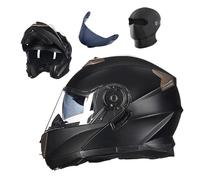 Casco Integrale Moto ECE Omologato, Caschi Modulari Motorino Integrali con Doppia Visiera per Donna Uomo, Leggero Traspiranti Protezione di Sicurezza Casco Moto per Scooter Touring