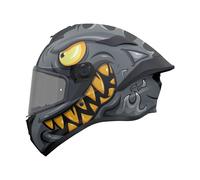 Casco integrale moto MT Targo S Angel & Demon grigio/bianco casco due facce