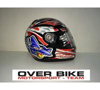 CASCO INTEGRALE MOTO PISTA STRADA SHARK S 500 SHARKY' S ROSSO/BIANCO TAGLIA XL