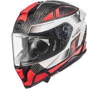Casco Integrale Moto PREMIER HYPER CARBON TK 92 ECE 22.06 NERO BIANCO ROSSO