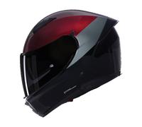 CASCO INTEGRALE MOTO SCOOTER NOLAN N60-6 ROSSO VISCERALE + VISIERA SMOKE