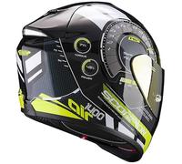 Casco Integrale Moto Scorpion EXO-1400 Air TORQUE - Omologato ECE 22.06, leggero e ventilato con visiera trasparente inclusa (L)