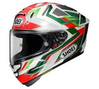 Casco Integrale Moto Shoei X-Spr Pro Escalate Tc-4 Rosso Verde Tg.S