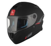 Casco Integrale Mt Helmets Ff106B Targo S Solid A1 Nero Opaco S