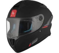 Casco Integrale Mt Helmets Ff106B Targo S Solid A1 Nero Opaco XXS