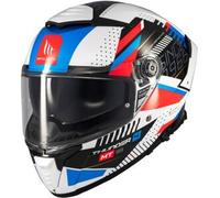 Casco Mt Thunder 4 Sv Luminence Azul/Rojo/Blanco Xs