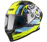 Casco Integrale Mt Helmets Ff126 Stinger 2 C3 Rocket Giallo Nero Opaco M