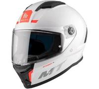 Casco Integrale Mt Helmets Ff126 Stinger 2 Solid Perla Lucido Bianco XS
