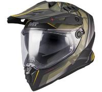 Casco Integrale Mt Helmets Hs218Sv Track Sv Questor Verde Nero Giallo Opaco M