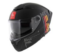 MT Thunder 4 SV Mil A11 casco moto integrale nero opaco XL