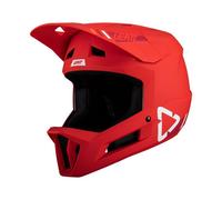 casco integrale mtb gravity 1.0 rosso/bianco LEATT bici