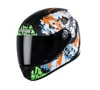 Casco Integrale Nero Con Arancione SBH-11 Vision Skull Mat Taglia L 600Mm S2U