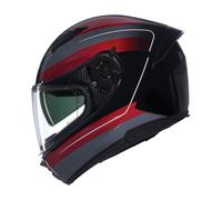 Casco Integrale Nolan N60-6 ERMETICO 345 Nero / Rosso / Grigio