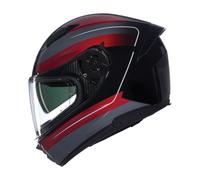 Casco Integrale Nolan N60-6 ERMETICO 345 Nero / Rosso / Grigio Taglia:XL