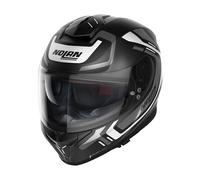 Casco integrale Nolan N80-8 ALLY N-COM Bianco Nero Opaco S