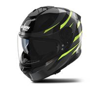 Nolan N80-8 Fervo 354, casco integrale XXS female Nero/Grigio Scuro/Giallo Fluo