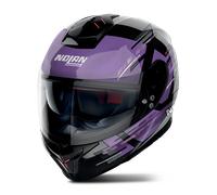 Casco Integrale Nolan N80-8 Meteor N-COM 67 Nero Metallo 70S Nero Metallo 70