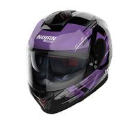 Nolan casco integrale N80-8 Meteor N-Com - 70 Metal Black taglia S S