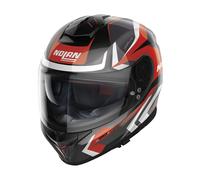 NOLAN NOLAN - Casco N80-8 Rumble N-Com Metal Nero / Rosso M