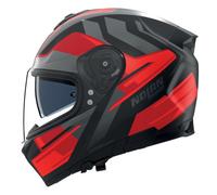 Casco Integrale Nolan N80-8 TRITTICO 357 Nero / Rosso / Antracite