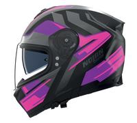 Nolan Casco Integrale N80-8 TRITTICO 358 Nero/Fucsia/Antracite Taglia XXXL