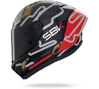 Nolan X-804 RS Ultra Carbon SBK Elmetto, grigio/rosso, Taglia M (58)