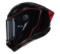 Casco Integrale Nolan X-804 RS U.C. ASSO DI PICCHE 342 Carbonio / Nero / Rosso Taglia:XXL