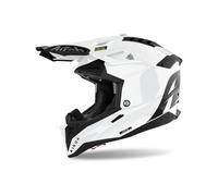 Casco Integrale Off-Road Airoh Aviator 3 Color Bianco Lucido