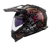 Casco Integrale On-Off Touring Ls2 MX702 Pioneer II RANGI Nero XXL