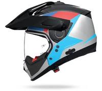 Casco Integrale On-Off Tourning Nolan N70-2 X 06 Turbine 350 Bianco Nero Blu Azzurro Rosso M