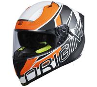 CASCO INTEGRALE ORIGINE STRADA COMPETITION FLUO ORANGE WHITE MATT (opaco )