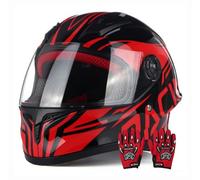 Casco Integrale Per Bambini Con Omologazione DOT,Casco Per Go-Kart,Scooter Elettrico, Ciclomotore,Casco Per Bambini Ragazzi E Ragazze,Per Moto Da Cross,Per Bambini Dai 3 Ai 14 Anni 11,XL/(53~54cm)