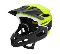 Casco Integrale per Bici Protettivo con Assorbimento degli Urti per Mountain Bike Casco Fluorescente Giallo