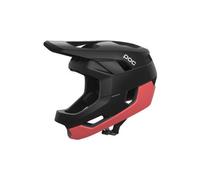 Casco integrale poc otocon nero rosso corallo