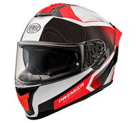 Premier Helmets Evoluzione Dk 2 Bm Full Face Helmet Rosso,Bianco 2XL