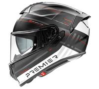 Premier Evoluzione SP, casco integrale XS male Opaco Nero/Bianco/Rosso