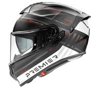 Premier Evoluzione SP, casco integrale L male Opaco Nero/Bianco/Rosso