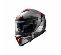 Casco Integrale Premier Helmet Typhoon BA 17 BM ECE 22.06 Grigio Rosso Taglia M