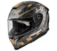 Casco integrale Premier HYPER HP19 ECE 22.06 in fibra Grigio Oro