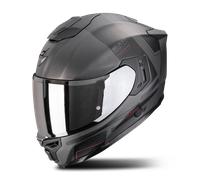 Scorpion Exo-1500 Air Dual Casco integrale, nero-grigio-rosso, taglia S per maschi