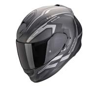 Casco Integrale Scorpion EXO-491 Kripta (Nero Opaco/Argento) Taglia: S (55)