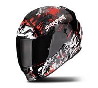Scorpion Casco integrale da moto EXO-491 Spector nero-rosso Taglia S