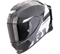 Casco integrale Scorpion EXO-R1 EVO Carbon Air Rally nero e bianco Saldi S