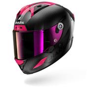 Casco Integrale Shark AERON Carbon Skin Carbon Violet Blue Taglia:XS