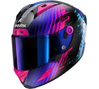 Casco Integrale Shark Aeron Edgy Carbon Blu Chrome M