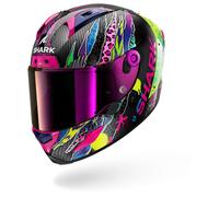 Casco Integrale Shark AERON Fawn Carbon Violet Yellow